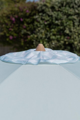 Ronde Parasol met Voet - Diameter zeil 220 cm