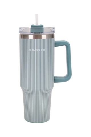 Roestvrijstalen Thermosbeker met Rietje - 1,18 l