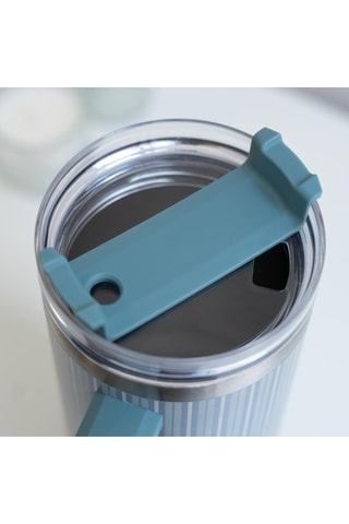 Roestvrijstalen Thermosbeker met Rietje - 1,18 l