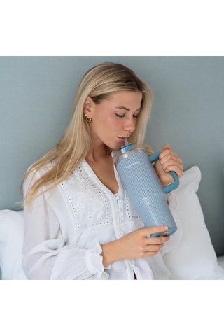 Roestvrijstalen Thermosbeker met Rietje - 1,18 l