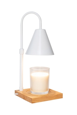 Aanpasbare Kaarsopwarmer - Wit