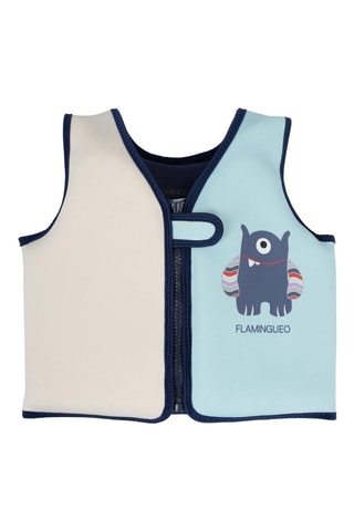 Badjas - Hemelsblauw en Beige - Vanaf 3 Jaar