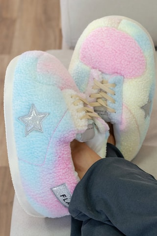 Pantoffels - Roze en Hemelsblauw - Blauw en roze