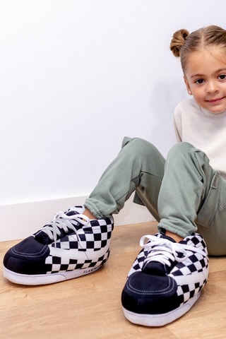 Pantoffels - Wit en Zwart - Wit en zwart