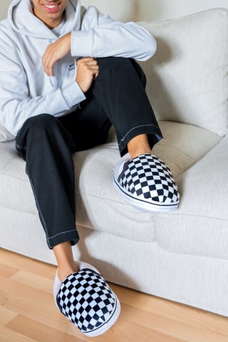 Pantoffels - Zwart en Wit - Zwart en wit