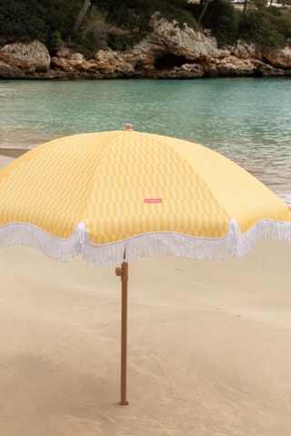 Ronde Parasol met Voet - Diameter zeil 180 cm