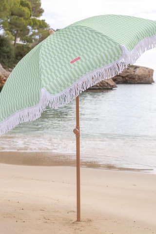 Ronde Parasol met Voet - Diameter zeil 180 cm