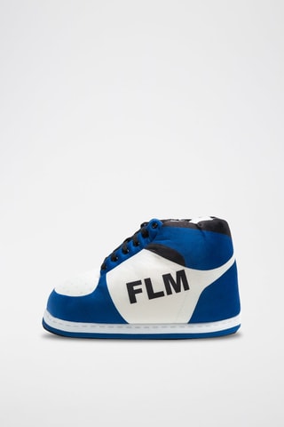 Pantoffels - Blauw en Wit - Blauw en wit