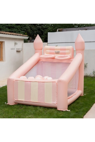 Opblaasbare XXL-basketbalpaal Roze - Vanaf 3 Jaar