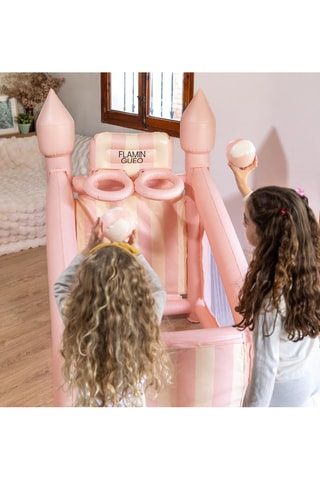 Opblaasbare Basketbalpaal - Roze - Vanaf 3 Jaar