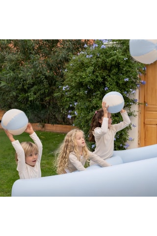 Opblaasbare XXL-basketbalpaal Blauw - Vanaf 3 Jaar