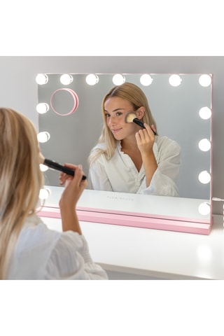 Ledspiegel - 63 x 13 x 53 cm - Roze