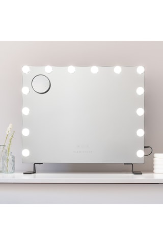 Ledspiegel - 62 x 52 x 12 cm - Zilverkleurig