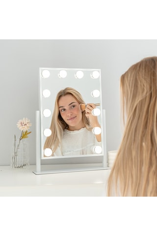 Ledspiegel - 36 x 7 x 47 cm - Wit