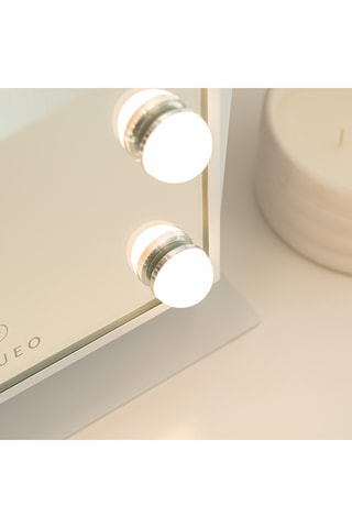 Ledspiegel - 36 x 7 x 47 cm - Wit