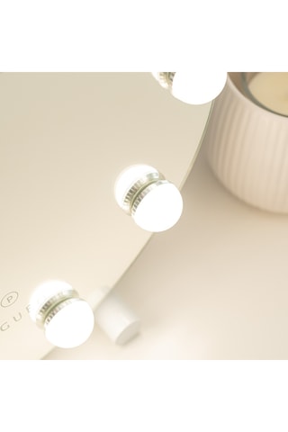 Ledspiegel - 46 x 11 x 47 cm - Wit