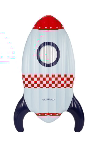 Opblaasband Space Age - Wit