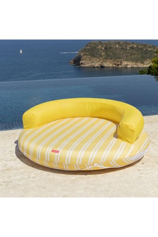 Opblaasband the Club - Geel