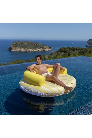 Opblaasband the Club - Geel