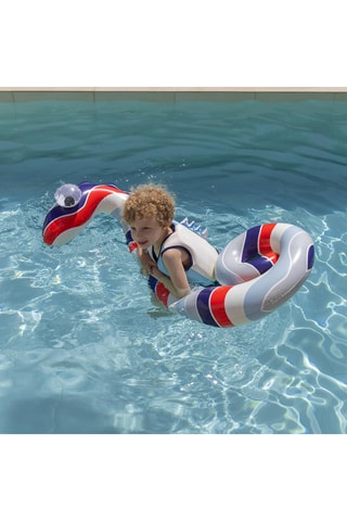 Opblaasband Space Age - Wit