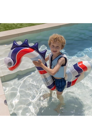 Opblaasband Space Age - Wit