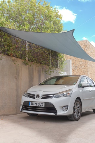 Tenda a vela rettangolare - 3 x 4 m - Grigio