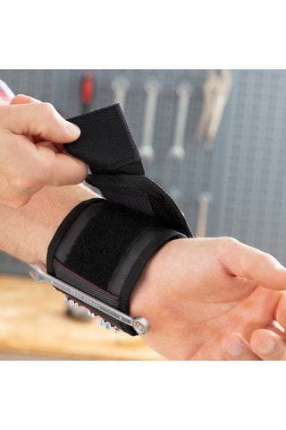Bracciale magnetico per bricolage - Nero e arancione
