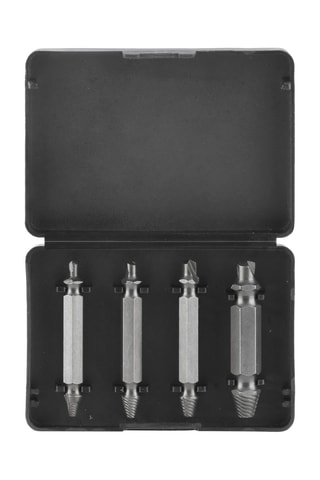 Kit rimozione viti danneggiate - Nero e grigio