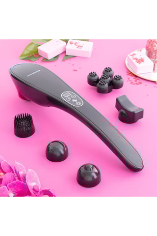 Massaggiatore portatile ricaricabile - Nero