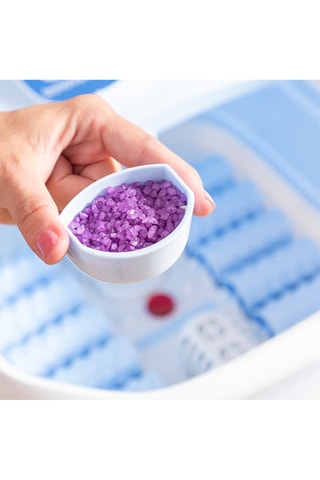 Pediluvio - Blu e bianco