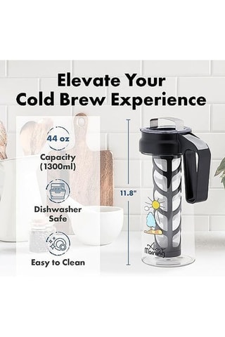 Caffettiera in vetro borosilicato Any Morning - 1,3 l