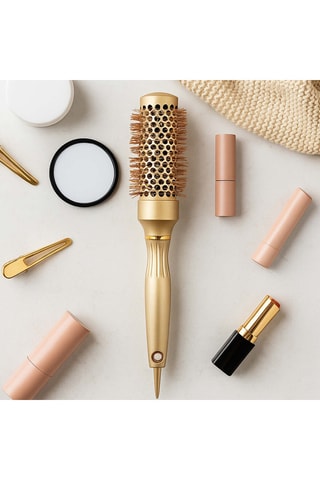 Spazzola per capelli in ceramica Beautifly HA-12 - Dorato - 32 mm