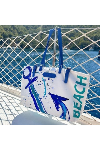 Shopper Anemoss - Wit