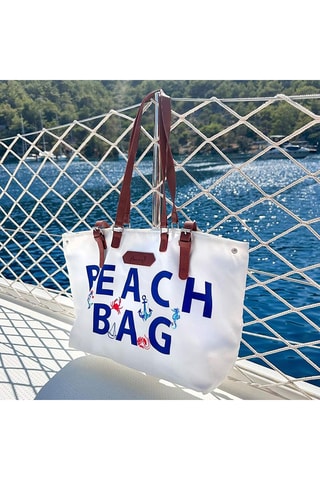 Shopper Anemoss - Wit