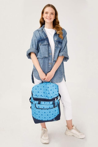 Rugtas Anemoss Sailboat - Blauw