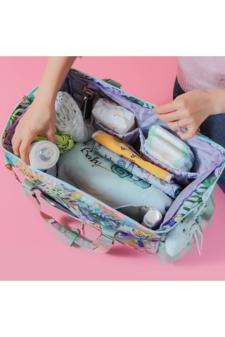 Portaoggetti per passeggino Milk&Moo Jungle Friends - Verde