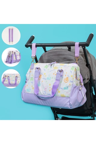 Portaoggetti per passeggino Milk&Moo - Viola