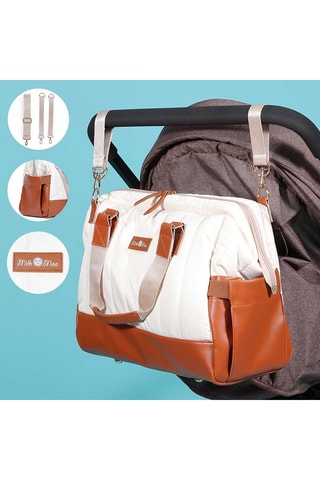 Portaoggetti per passeggino Milk&Moo - Beige