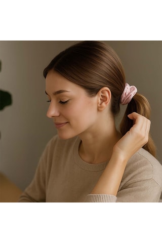 3 elastici per capelli Beautifly - Rosa