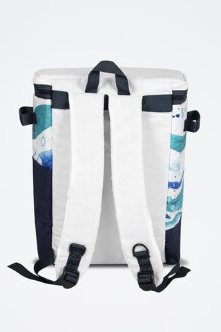 Isotherme rugtas Anemoss Waves - Wit