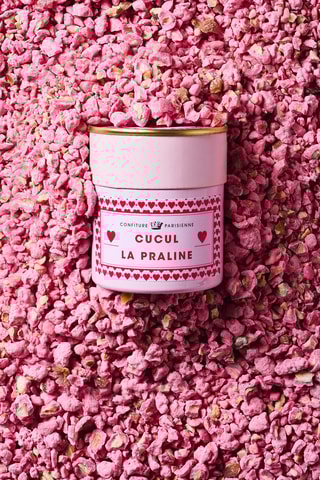 Confiture cucul la praline - Framboise, praline rose, chocolat blanc, citron - 250 g