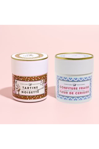 Coffret crème à tartiner tartine noisette et confiture fraise fleur de cerisier - 2 produits