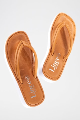 Tongs en cuir - Marron