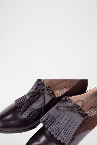 Derbys à talons en nubuck Florentic - Marron