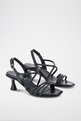 Sandales à talons - Noir