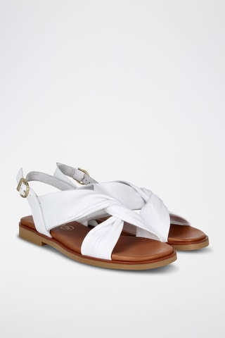 Sandales en cuir Florencia - Blanc