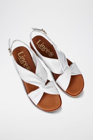 Sandales en cuir Florencia - Blanc