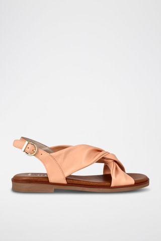 Sandales en cuir Florencia - Abricot