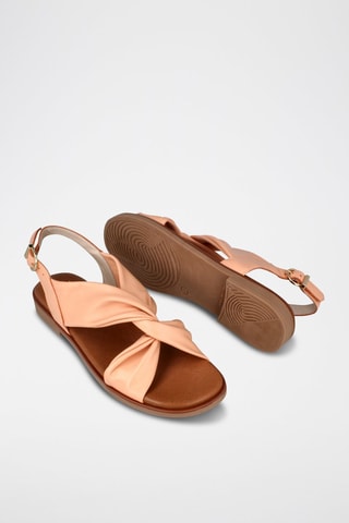 Sandales en cuir Florencia - Abricot