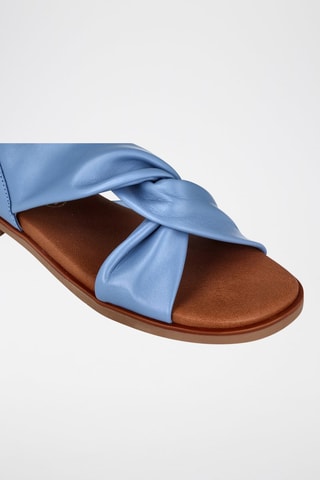 Sandales en cuir Florencia - Bleu